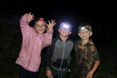 Kezia, Bryce and James becoming frogsperts